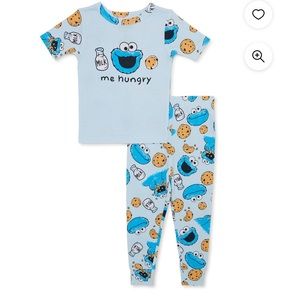 Sesame Street Cookie Monster Toddler Pajama Set